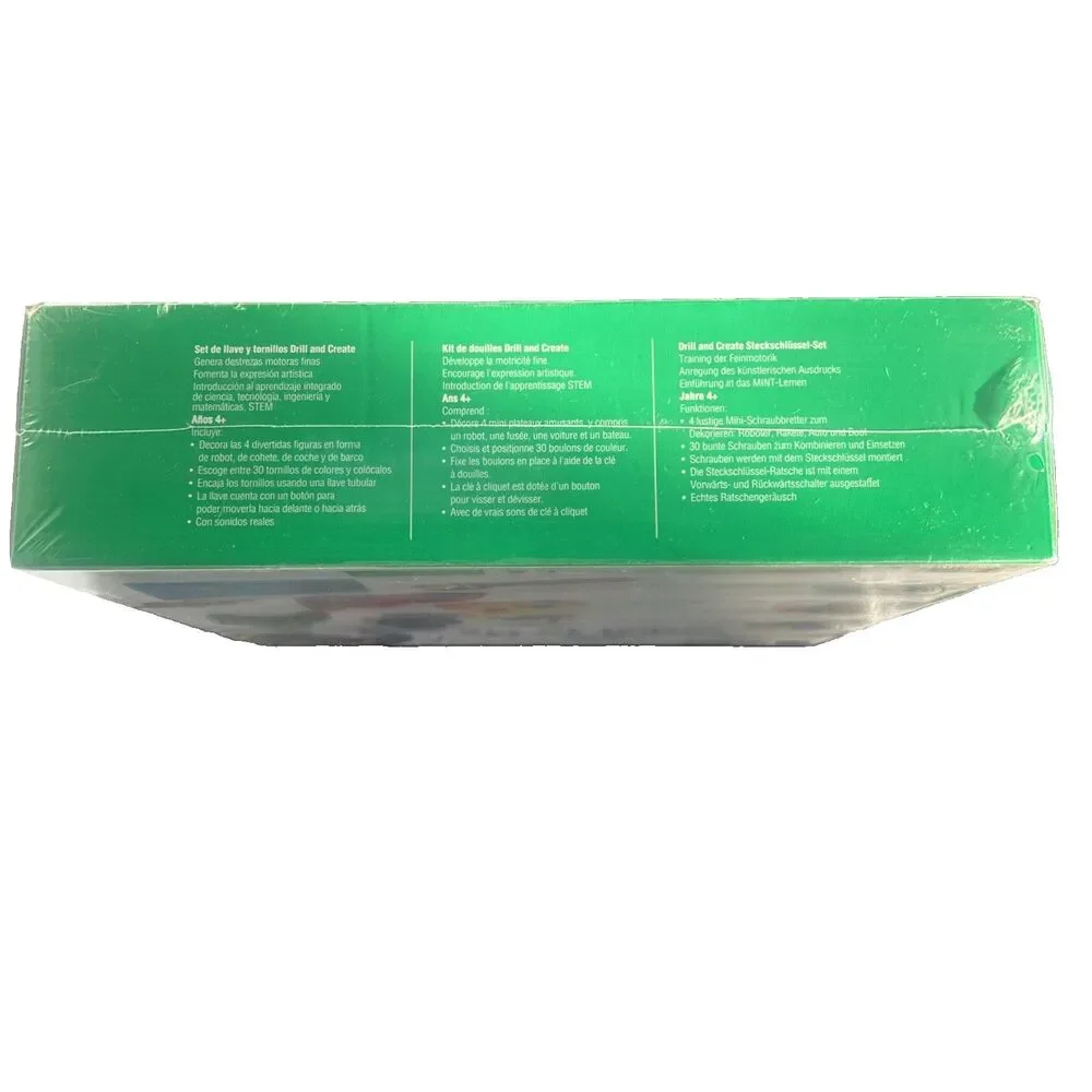 Educational Insights Design & Drill Socket To Me EI-4119 4-in-1 Building Fun NEW